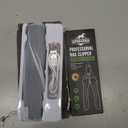 Whisper Quiet Dog Nail Grinder with 4 LED Lights, Safe & Stress-Free for Sensitive Dogs Cats of All Breeds & Sizes, 3 Grinding Bits, 3-Speed, Pet Nail Trimmers, Rechargeable Painless Grooming Kit (Black)