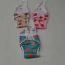 3 Pack Washable Female Dog Diaper Onesie Sanitary Pantie with Adjustable Suspender, Reusable Fixed Doggie Diapers, Super Absorbent Leakproof for Small Medium Large Dog in Heat Cycle (Medium(10"-16" Waist))