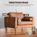 LUXGROVE Leather & Furniture Repair Salve & Brush Set, Leather Cleaner and Conditioner for Furniture - UV Protectants Help Prevent Cracking or Fading, Wood, and Vinyl Conditioner - 8oz