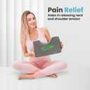 Lumia Wellness Cervical Wedge Pillow - Tension Muscle Relief & Relaxer, Contoured Support for Neck & Shoulder