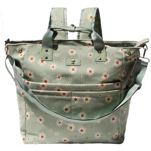 Diaper Tote Bag Totepack Backpack Crossbody Bag 3 in 1 for Women Laptop Backpack Multifunctional with Insulated Pockets