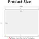 Kalami 16x20 Clear Acrylic Wall Mount Picture Frame Self Adhesive, No Drill Holes Floating Frameless Large Photo Frame for Paintings Portrait Landscape Poster or Other Artworks