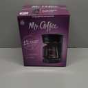 Mr. Coffee Black Coffee Maker, 12 Cups, with Auto Pause and Glass Carafe, Perfect for Home and Office Use