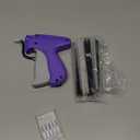 Stitch Gun for Clothes - Handheld Stitch Gun Quick Clothing Fixer - Tagging Gun - Includes 6 Needle, 1000 Black Fasteners & 1000 White Fasteners (Purple,grey)