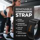 DR. BRACE Elite Elbow Brace Support, Breathable Elbow Compression Sleeve with Gel Pad for Golfer's, Tennis Elbow & Tendonitis Treatment & Pain Relief 2024 (Black, Large)