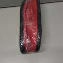 NewDenBer Men's Warm Memory Foam Suede Plush Fleece Lined Slip on Indoor Outdoor Clog House Slippers (Red)