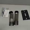 Shampoo and Conditioner Dispenser 2 Chamber No Drill, Shower Soap Pump Dispenser Wall Mounted, Body Wash Dispenser for Shower, Shower Gel Dispenser Shampoo Holder for Bathroom Accessories, Gungrey