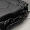 Black Car Seat Covers Only Front 2pc - Breathable Faux Leather Universal Seat Covers for Cars, Automotive Protector Fit for Most Sedan SUV Pick-up Truck