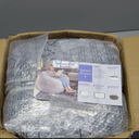 WhatsBedding Bean Bag Chair for Adults with Memory Foam Filler Included, Big Kids Beanbag Chairs, Medium 3 ft, Gray, Solid