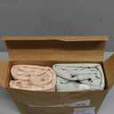 KeaBabies 2-Pack Organic Crib Sheets for Boys, Girls - 52x28 Fitted Crib Mattress Sheet Neutral, Breathable Jersey Cotton Cover for Baby Bed, Toddler Mattress, Soft & Cute Prints (Lune Mystic)