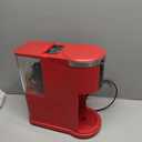 SHARDOR 3 in 1 Coffee Maker, K Cup Coffee Maker Compatible with Ground Coffee & Teas, Single Serve Coffee Machine, 614oz Brew Sizes, 40oz Detachable Water Reservoir, Descale Settings, Red