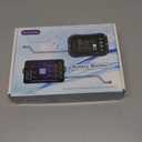 WonVon Battery Monitor with Shunt 400A 0V-120V Battery Monitor for RV Motorcycle Golf Cart Solar Panel with Screen,Capacity Percentage Time Power Voltmeter Display,Support High/Low Voltage