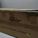 Eastar Electronic Keyboard Piano Kit 61 Key for Beginner Children, Digital E Piano with Stand, Bench, Music Stand and Microphone, Pink, Musical Instruments Gift for Kids