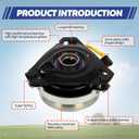 Electric PTO Clutch for John Deere Warner AM123123 5215-34 Compatible with 180 185 LX172 LX173 LX176 LX178 LX186 LX188 PC2317 GS25 GS30 GS45 GS75