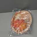 50 PCS Thanksgiving Paper Plates Large 9" X 11" Woodgrain Pumpkins Oval Plates Maple Leaf Napkins Disposable Autumn Dinnerware for Harvest Thanksgiving Party Decorations