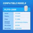 POOLPURE® FS-2006 DE Grid Pool Filter Replace 59003000, Hayward Pro-Grid DE7220, DEX7200DA, MicroClear DE7200, PFS3672, FC-9560, Unicel FS-2006, 72 Sq Ft DE Grid, 36" High, 7 Full+1 Partial
