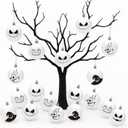 24Pcs Halloween Christmas Ornaments Jack Halloween Tree Decoration Hanging Ball Ornaments Party Holiday Home Decor Indoors