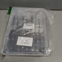 Lasnten 50 Pcs 8.67 Inches Fine Edge Steak Knife Set Stainless Steel Non Serrated Steak Knives Triple Riveted Straight Table Dinner Knives for Cutting Meat, Black