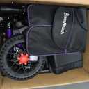 BlessReach All Terrain Foldable Knee Scooter Walker, Disc Brake Knee Walker for Foot Injuries, Compact Crutches Alternative (Purple)