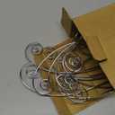 HOHIYA Ornament Display Stand 360 Rotating Christmas Tree Display with 15 Metal Hooks Tabletop Ornament Hanger for Crystal Glass Baubles Elegant Chrome Silver Eater Decor