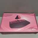 Ergonomic Wireless Keyboard and Mouse Set Wireless Keyboard Silent Mice Set with Wrist Rest for Computer, Laptop, PC, Mac, Windows Black Pink