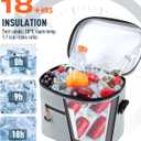 Soft-Sided Cooler Bag, 7/16/30 Can Insulated Lunch Box, Waterproof, Leak-Proof, Portable Lunch Bag for Work, Beach, Drink, Travel, Camping, Picnic