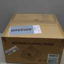 Under Desk Elliptical Exercise Machine, Ellipse Leg Exerciser as Seen on TV with Remote, 15 Adjustable Speed, Portable Leg Exerciser While Sitting for Seniors, Quiet Elliptical Machine for Home Office