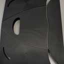 Travel Foot Rest for Airplane,Airplane Foot Rest,Portable Folding Under Desk Foot Stool,Relieves Back & Knee Pain,Comfortable for Long Flights,Cars,Trains,Ultralight Mini (Dark Black)