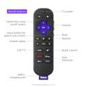 Roku Voice Remote Pro (2nd Ed.) | Rechargeable TV Remote Control with Hands-free Voice Controls, Backlit Buttons, & Lost Remote Finder - Replacement Remote Compatible with All Roku TV, Players & Audio