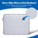Hot Tub Cushion Pillow for Indoor or Outdoor Use, 16 x 12 x 4.3 Inche Weighted Spa Pillow with Washable 4D Mesh Cover & Non-Slip Micro Dot Bottom, Hot Tub Accessories for Adults,Quick Dry, Grey