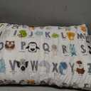 Toddler Pillow with Pillowcase - 13x18 My Little Dreamy Kids Travel Bed Pillows for Sleeping, Organic Cotton Small Pillowcase, Soft & Breathable, Machine Washable, Toddlers 2-5 Years Old (KeaABC)