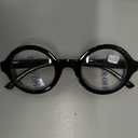 MARE AZZURO Round Reading Glasses 1.0 Women Stylish Readers (Black)