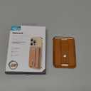 ESR for MagSafe Wallet, 3-Card Holder, Magnetic Wallet for iPhone, Vegan Leather, Secure-Grip Finger Loop without Stand for iPhone 17/ 16/ 15/ 14/ 13/ 12 Series, Not for 13/ 12 Mini, Brown