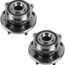Nhsmgt Pair 513263 Front Wheel Bearing Hub Assembly - Compatible with 11-14 Chrysler 200, 07-10 Sebring, 07-10 Cirrus, 08-14 Dodge Avenger 5 Lugs (ABS Encoder)