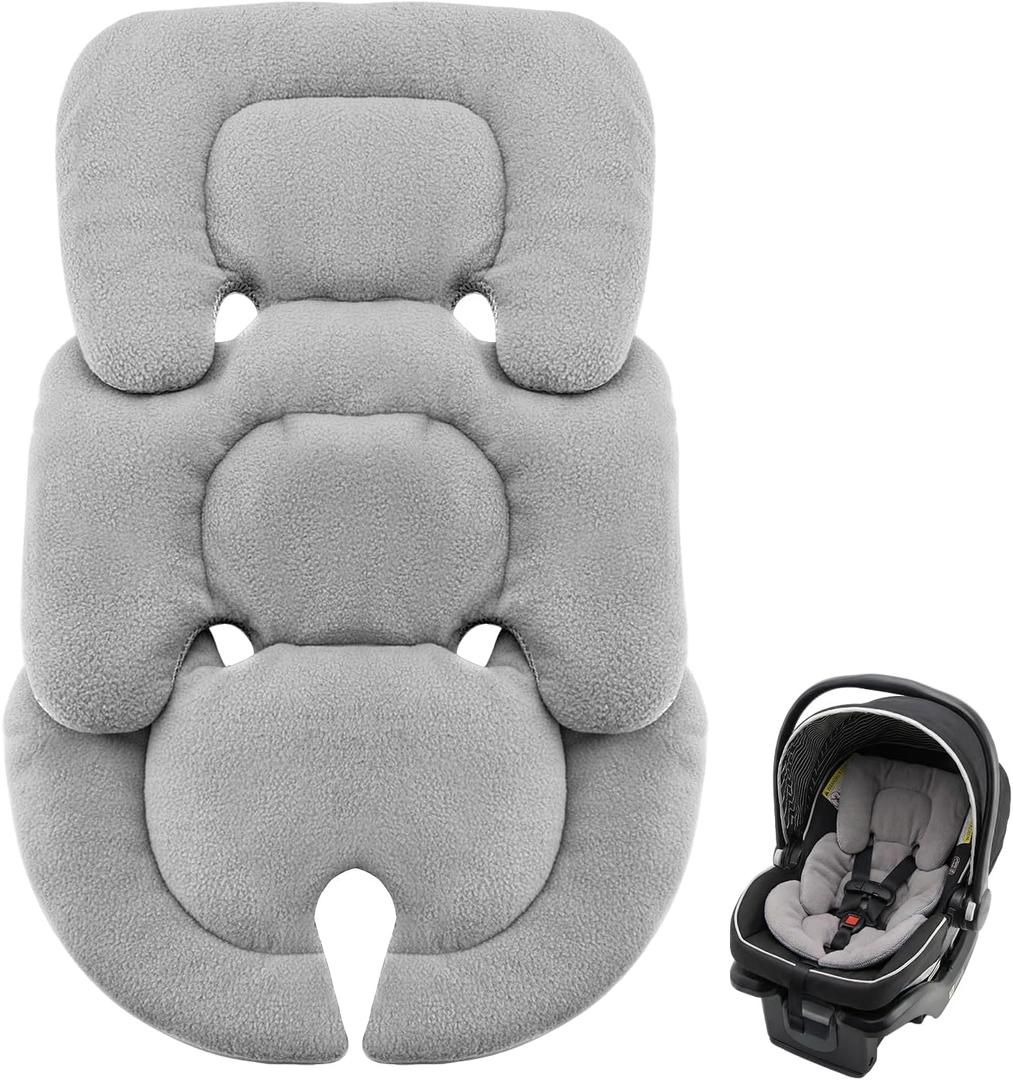UXIETIN Car Seat Infant Insert Compatible with Graco SnugRide 35 | Double-Side Use Soft Cushion Pad,Newborn Car Seat Insert with Anti-Slip Pad