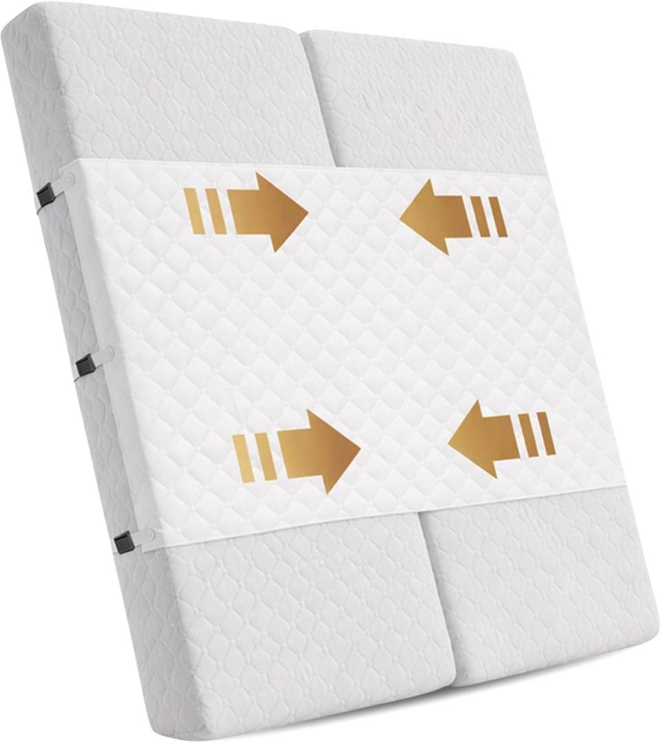 Split King Gap Filler for Adjustable Bed  Mattress Slide Stopper | Prevent Sliding with Anti-Slip Bed Bridge Connector | Keep Mattress from Sliding  Twin XL Gap Solution | Bedbinder DeLuxe