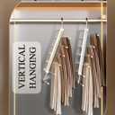 Pants Hanger 6 Tiers No-Slip Pants Hangers Space Saving