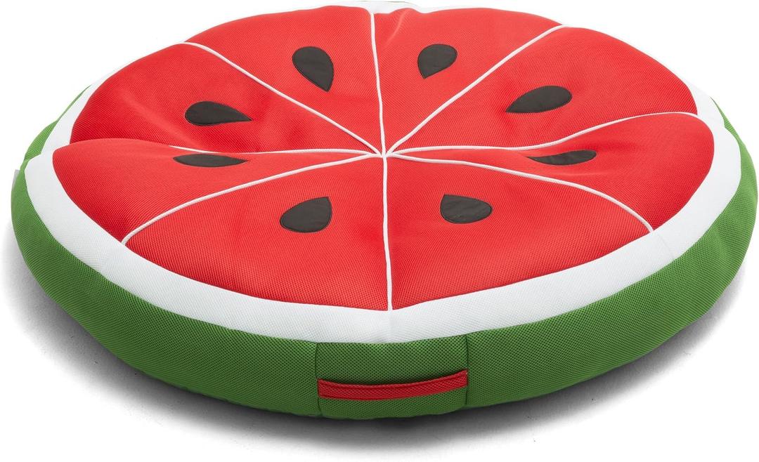 Big Joe Fruit Pool Floats, No Inflation Needed, Quick Draining Fabric, Round Loungers and Pool Noodles
