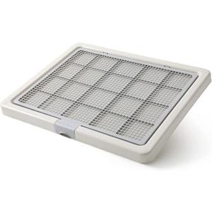 Smart Paws Large 76X62CM Pet Training Tray,Pet Training Pads Holder,Pet Toilet (Grey)