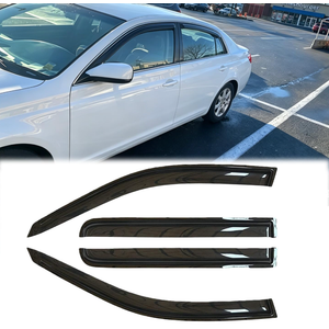 Puermto Rainproof Side Window Wind Deflectors for Ford Fusion 2013-2020, in-Channel Sun Rain Guard Sets,Nice Looking Window Visors for Cars,Vent Deflector for Ford Fusion 13-20 94714-IN