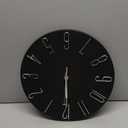 Wall Clock, Silent Clock, Wall Clocks Battery Operated 12 inch Modern Wall Clock, Suitable for Offices, Living Rooms, Kitchens, Homes, Schools (Black)
