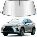 TATMAKLOONG Windshield Sun Shade for Le-xus RX RX350/RX450h 2016-2022, RX350L/RX450hL 2018-2022, Custom Fit Folding Design Front Window Sunshade Sun Visor Shield Accessories Blocks UV Rays