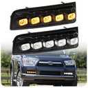 BreTrewri Daytime Running Lights Fog Lights for 2010 2011 2012 2013 toyota 4Runner sr5 trd sport limited trail Headlights Turn Signal Lights(10-13DRL-4Runner)