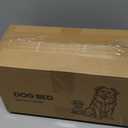 Dog Beds for Large Sized Dog, Orthopedic Pet Bed with Waterproof Lining, Soft Short Plush Surface & Egg Crate Foam, Machine Washable Pet Bed with Removable Cover & Anti Slip Bottom (L(36"*27"*3"), Light Grey)