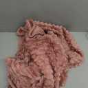 BEDELITE Fleece Throw Blanket for Couch – 3D Ribbed Jacquard Soft and Warm Decorative Fuzzy Blanket – Cozy, Fluffy, Plush Lightweight Pink Throw Blankets for Bed, Sofa, 50x60 inches