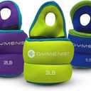 Pair of Wrist Weights With Hole for Thumb, Great for Running & All Kind of Cardio Exercises (3 LB - PAIR (6 Lb total), Multicolor)