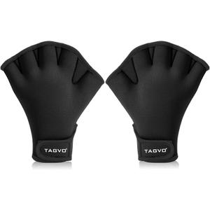 Swim Webbed Gloves Water Resistance for Diving Snorkeling Men Women, Medium