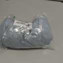 Newborn Baby Boy Girl Clothes Ribbed Knitted Long Sleeve Romper Pants Solid Cotton Infant Fall Winter Outfits 2Pcs (12-18 Months, Striped Blue)