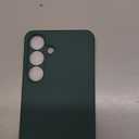 Silicone Case for Samsung Galaxy S25, Durable and Stylish Drop Tested Soft Silicone Gel Rubber Slim Fit Shockproof Protection Phone Cover for Samsung Galaxy S25 (Dark Green)