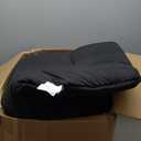 Zelladorra Japanese Floor Mattress, Futon Mattress with Portable Storage Bag and Washable Cover, Roll Up Thick Tatami Mat Suitable for Camping, Guest Room, Black, Twin